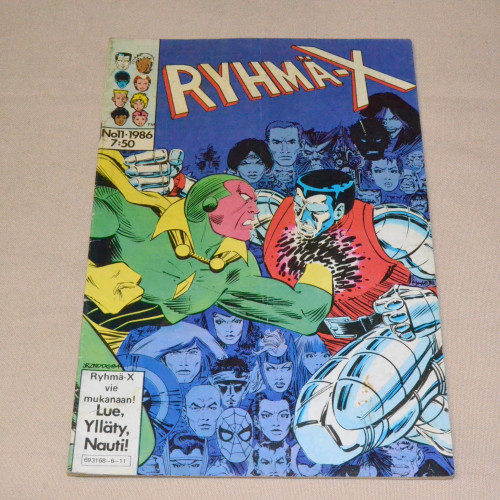 Ryhmä-X 11 - 1986